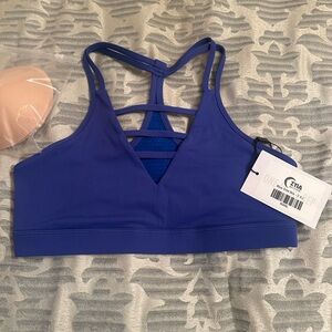 Blue Zyia Strappy Sports Bra